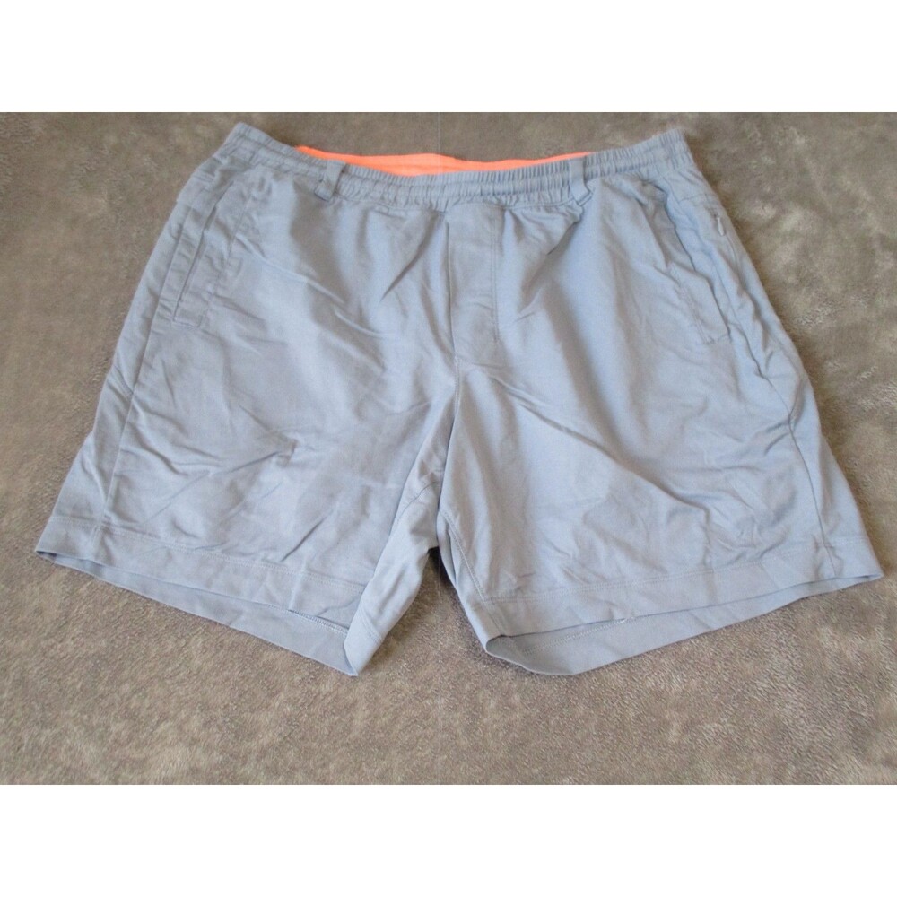 Birddogs Shorts Mens 2XL Long Athletic Lined Blue Performance Broomstick Stretch